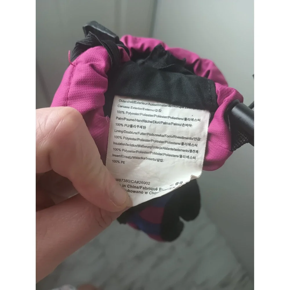 Burton Womens Snowboard Ski Gloves Pink‎ Purple Insulated Winter Small RN87380